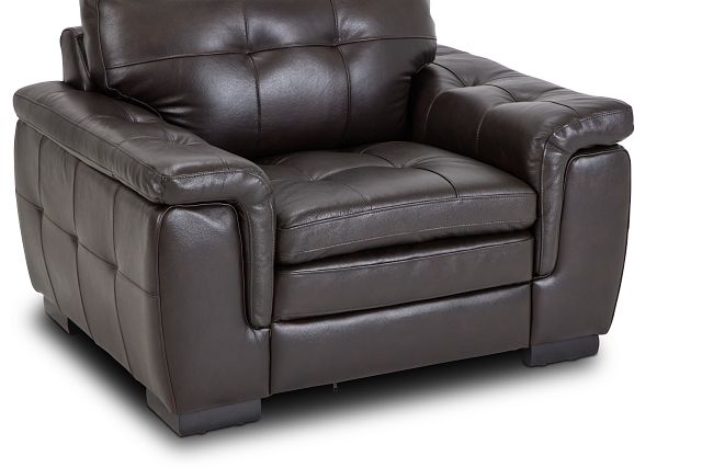 Braden Dark Brown Leather Chair