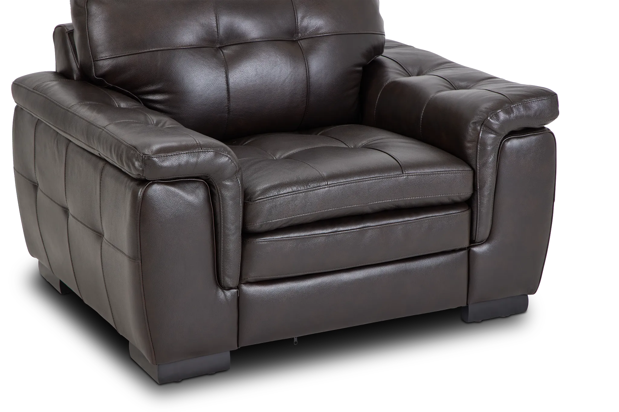 Braden Dark Brown Leather Chair