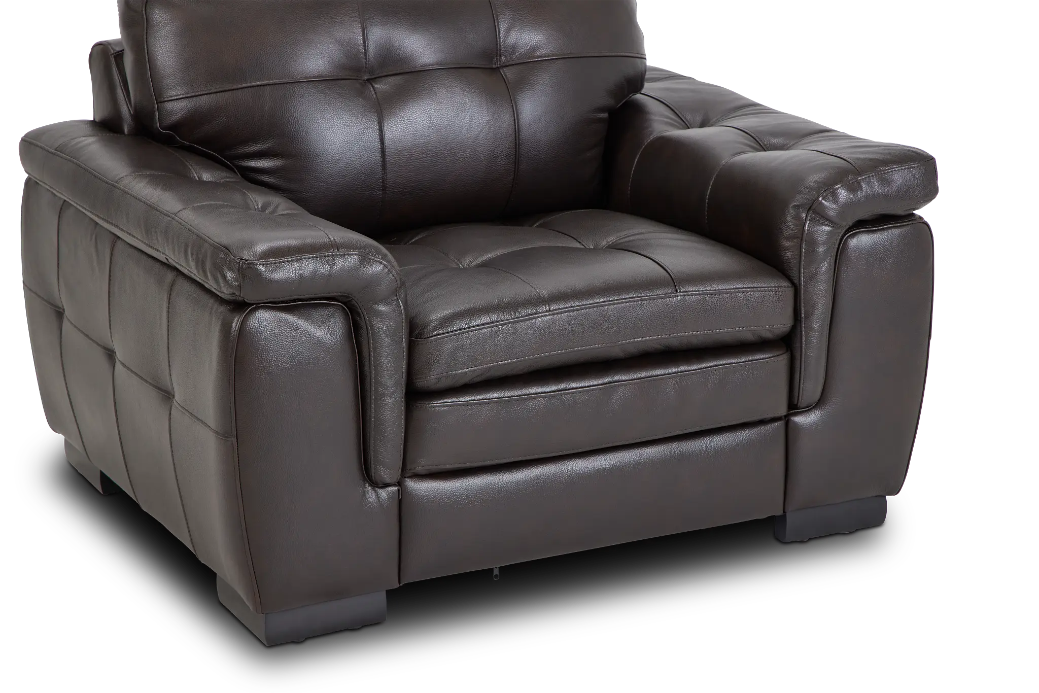 Braden Dark Brown Leather Chair Braden Dark Brown Leather Chair