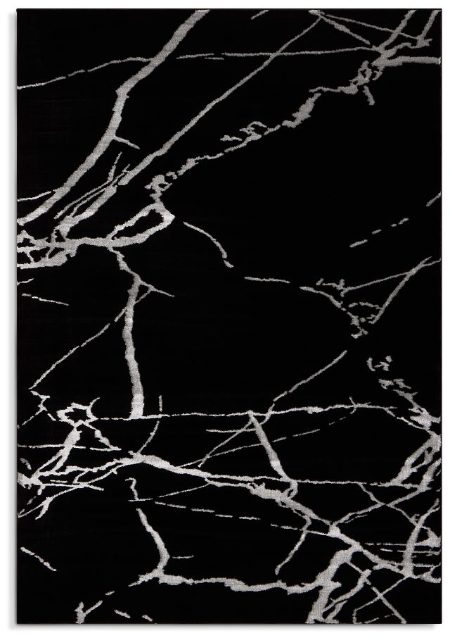 Carne Black 9x12 Area Rug