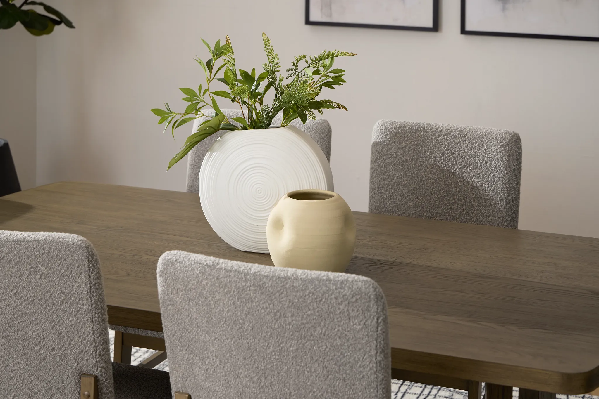 Modesto Light Tone Rectangular Table