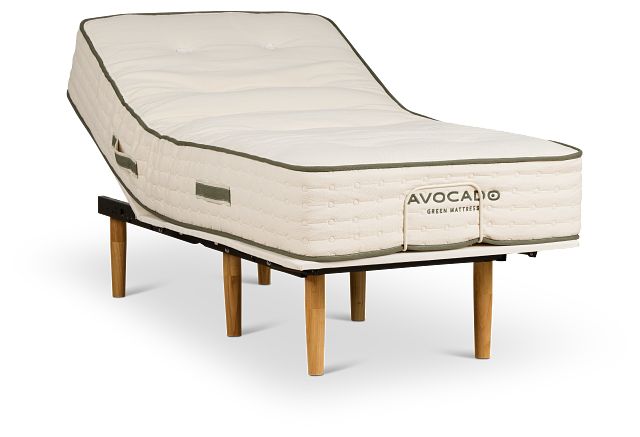 Avocado Green Firm Eco Adjustable Mattress Set