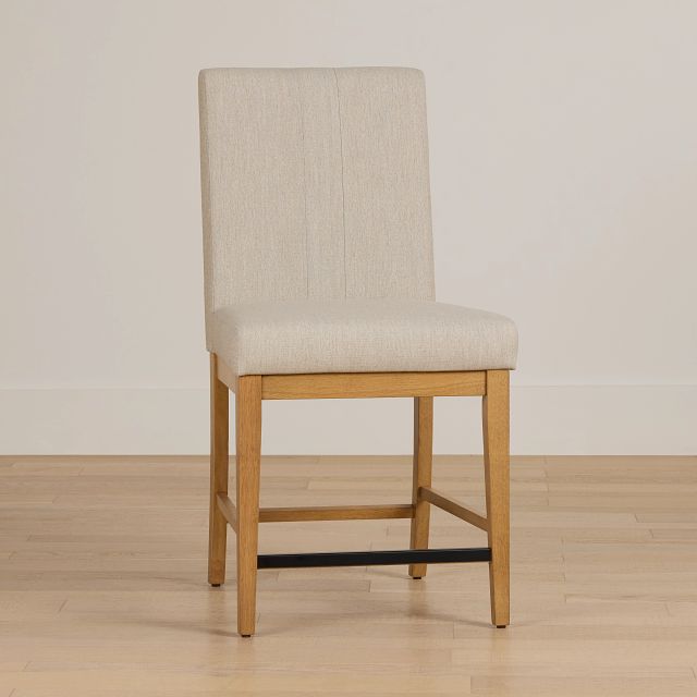 Tahoe Light Tone 24" Upholstered Barstool