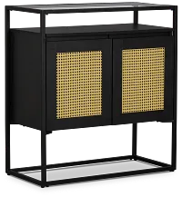 Dax Black Two-door Cabinet