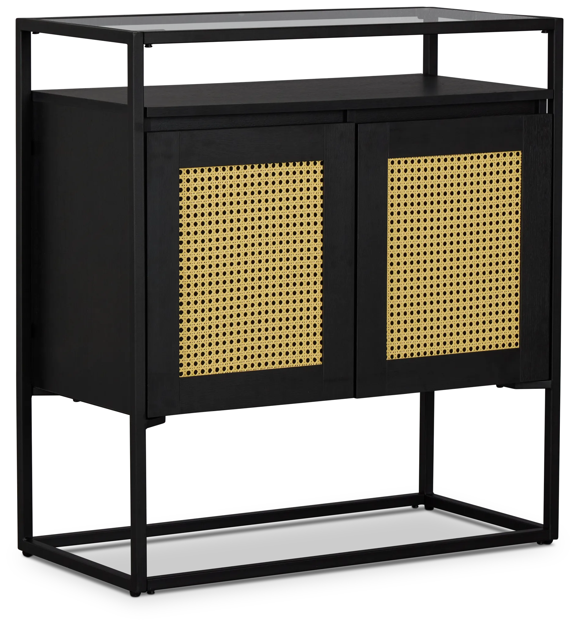 Dax Black Two-door Cabinet