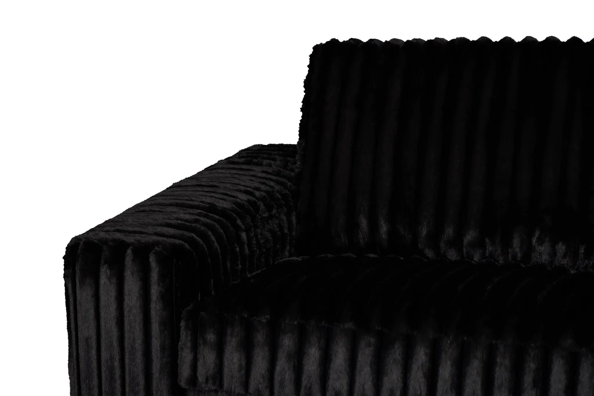 Teddy Black Fabric Oversized Chair Teddy Black Fabric Oversized Chair