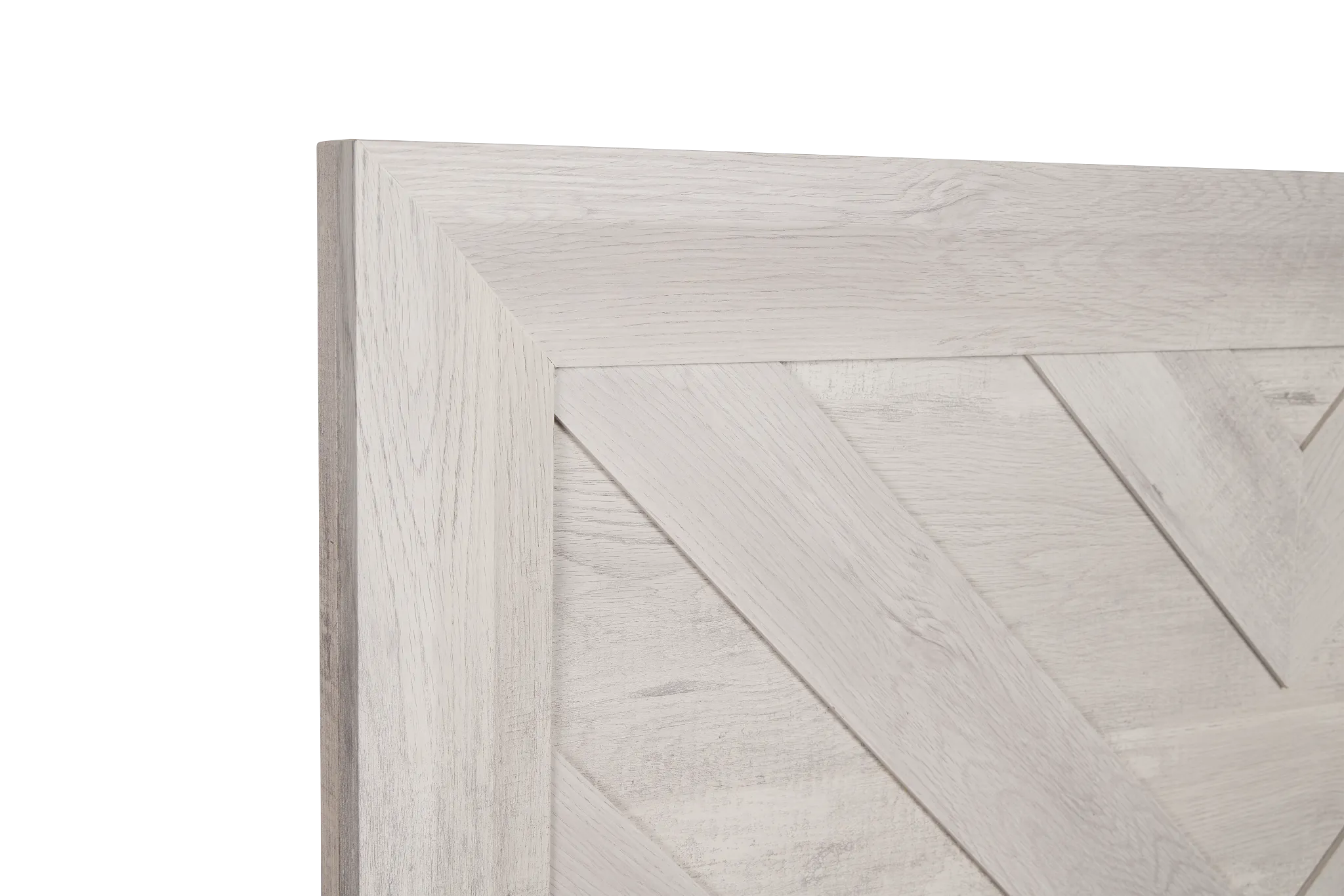 Delray White Panel Bed