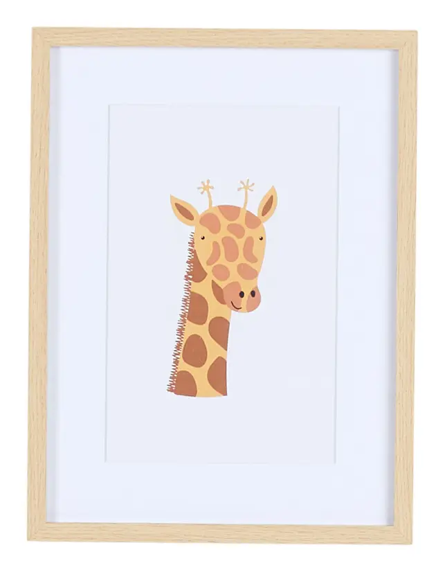 Twiga Yellow Framed Wall Art Twiga Yellow Framed Wall Art
