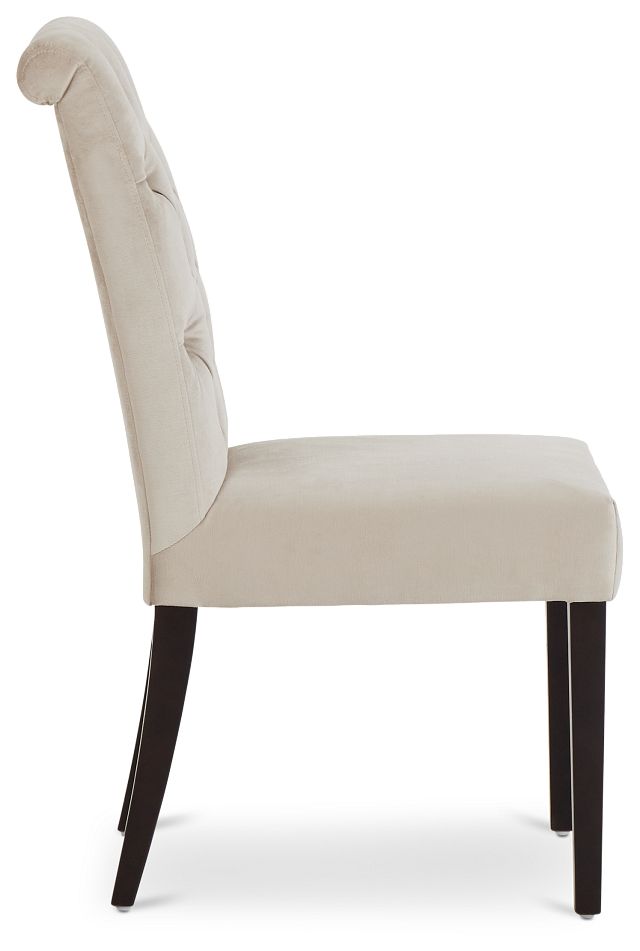 Sloane Light Beige Upholstered Side Chair (2)