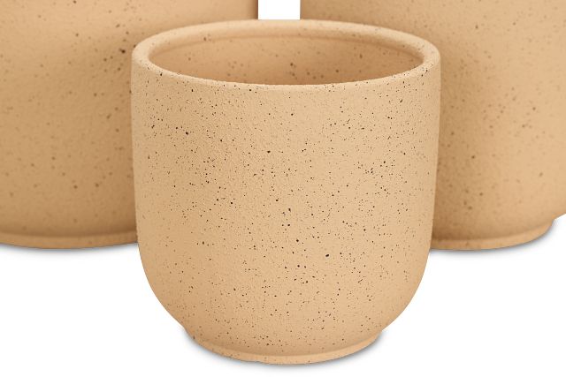 Rhyl Beige Set Of 3 Planter