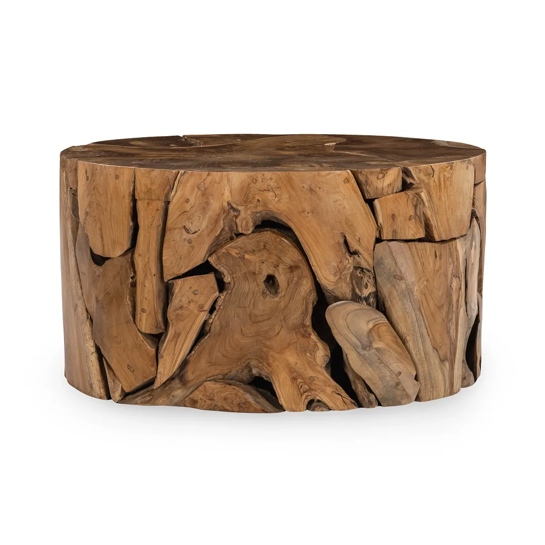 Pelli Mid Tone Round Coffee Table