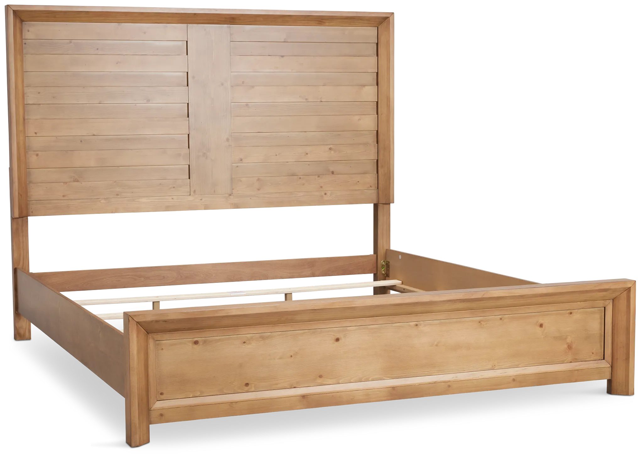 Vail Light Tone Panel Bed