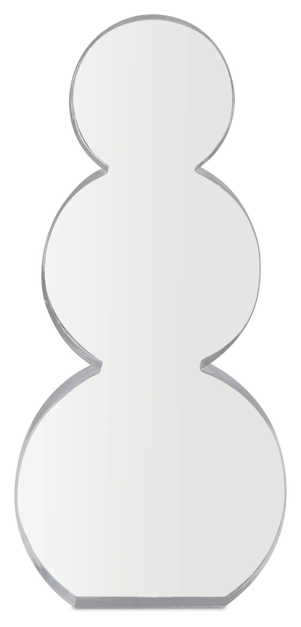 Snowman Clear Large Sculpture