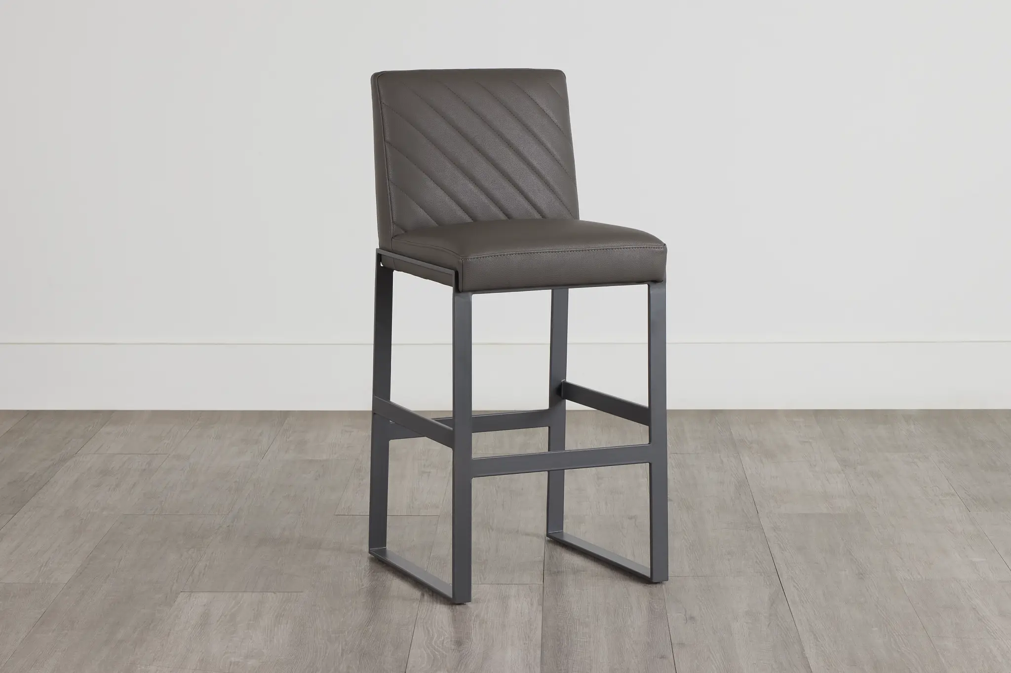 Harlem Dark Gray 30" Upholstered Barstool Harlem Dark Gray 30" Upholstered Barstool
