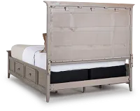 Heron Cove Light Tone Panel Storage Bed