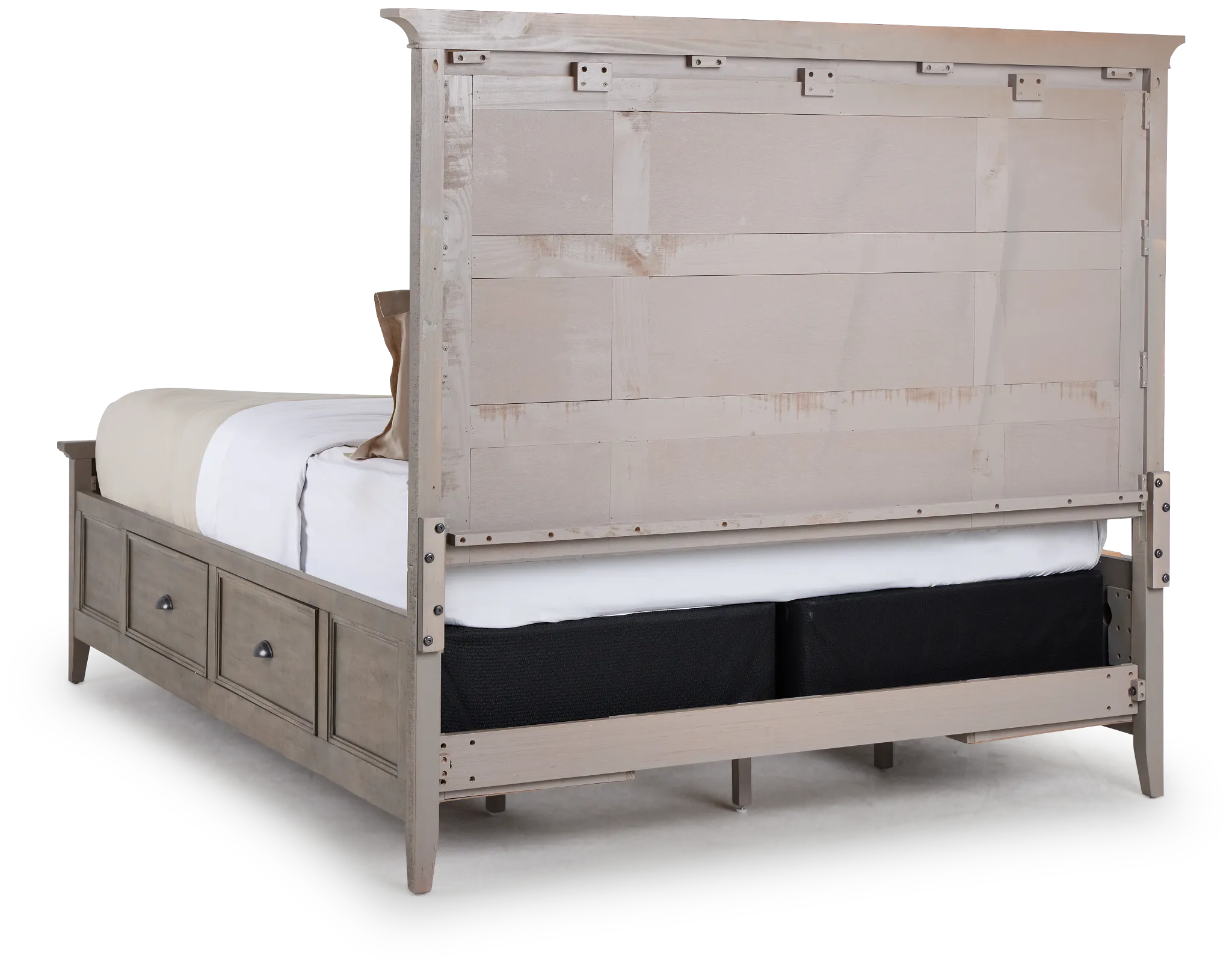 Heron Cove Light Tone Panel Storage Bed