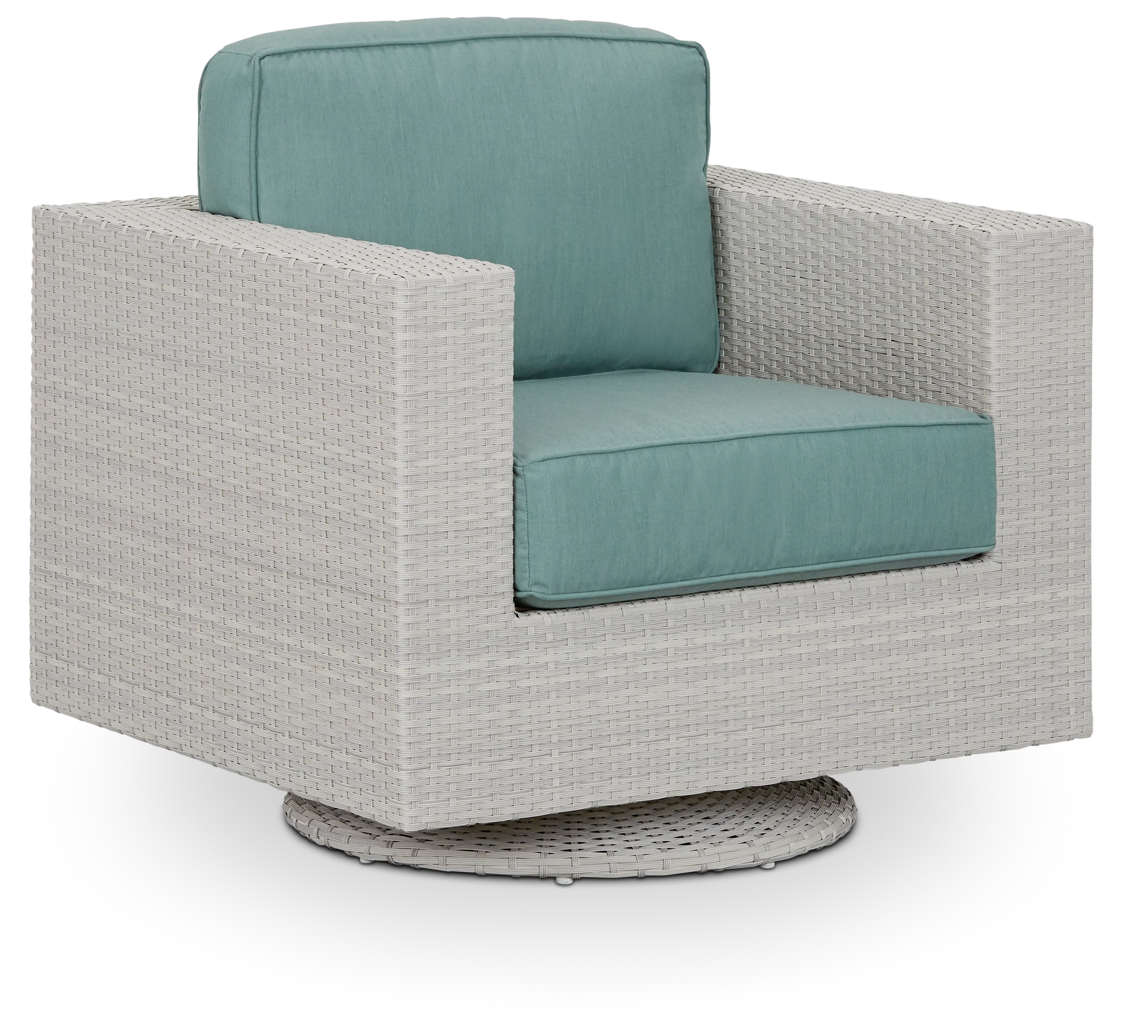 Biscayne Teal Swivel Chair Biscayne Teal Swivel Chair