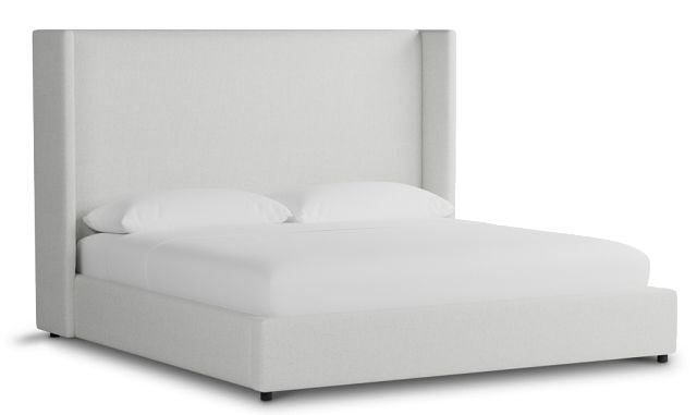 Captiva Elite Ivory 60" Upholstered Shelter Bed