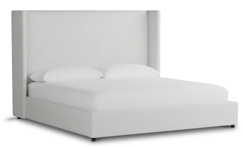 Captiva Elite Ivory 60" Upholstered Shelter Bed Captiva Elite Ivory 60" Upholstered Shelter Bed