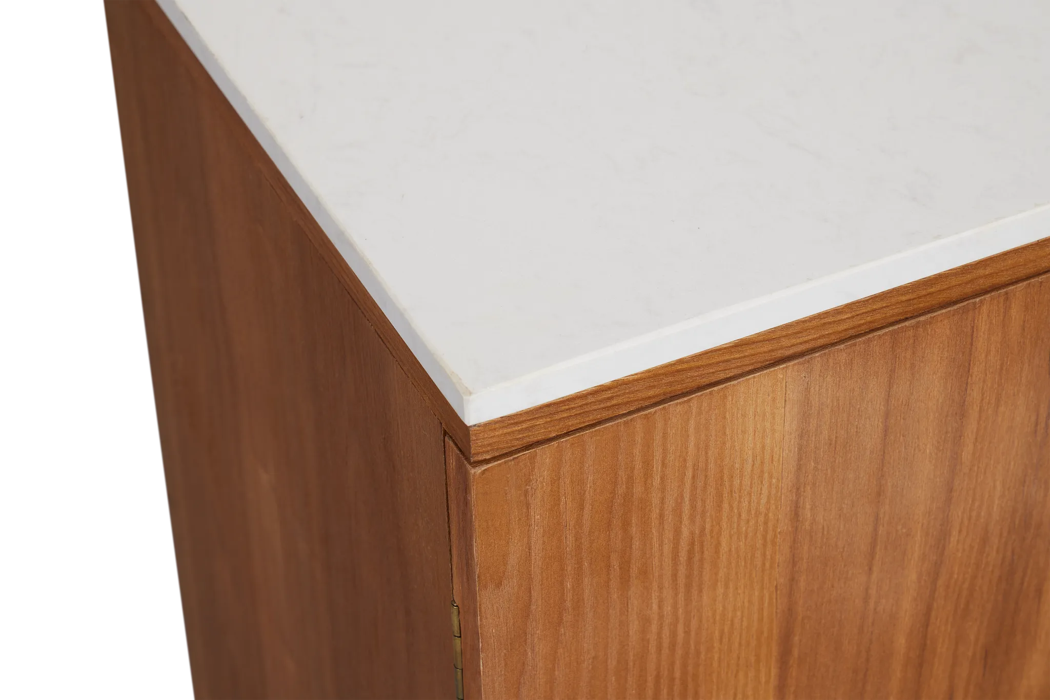 Tanner Light Tone Marble Two-door Cabinet