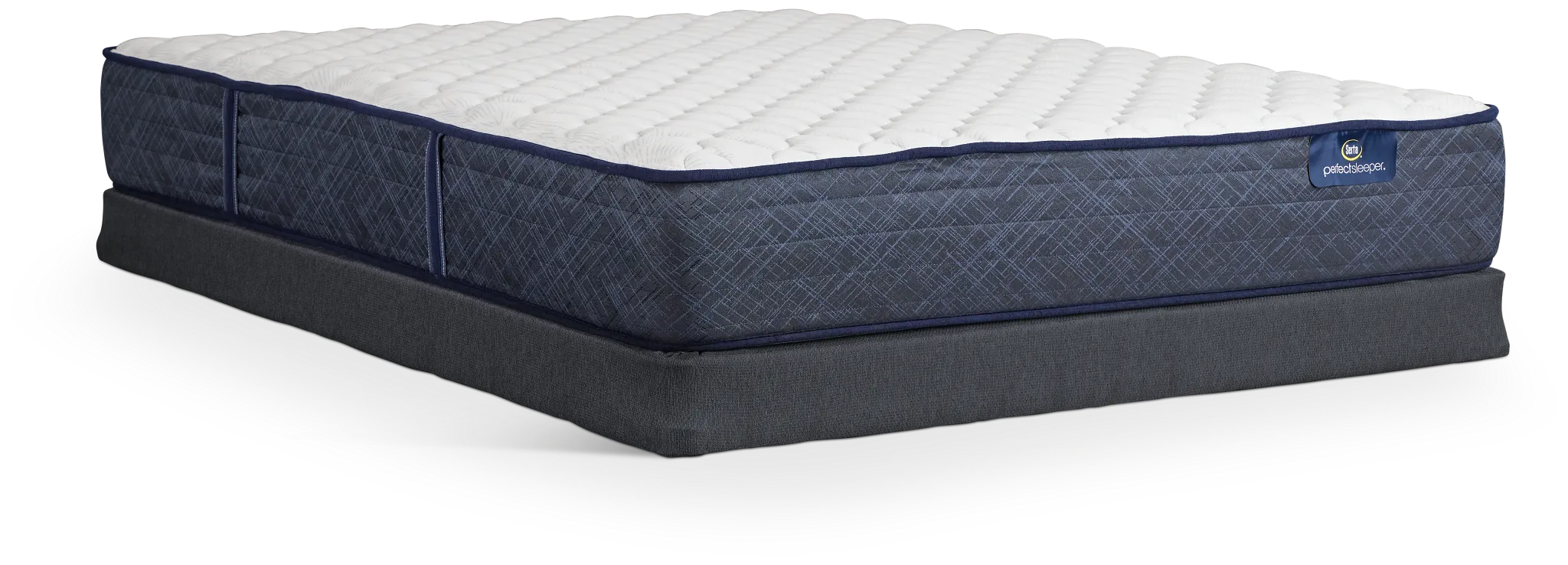Serta Perfect Sleeper Adorning Night Firm Low-profile Mattress Set