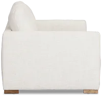 Maeve Light Beige Fabric Loveseat