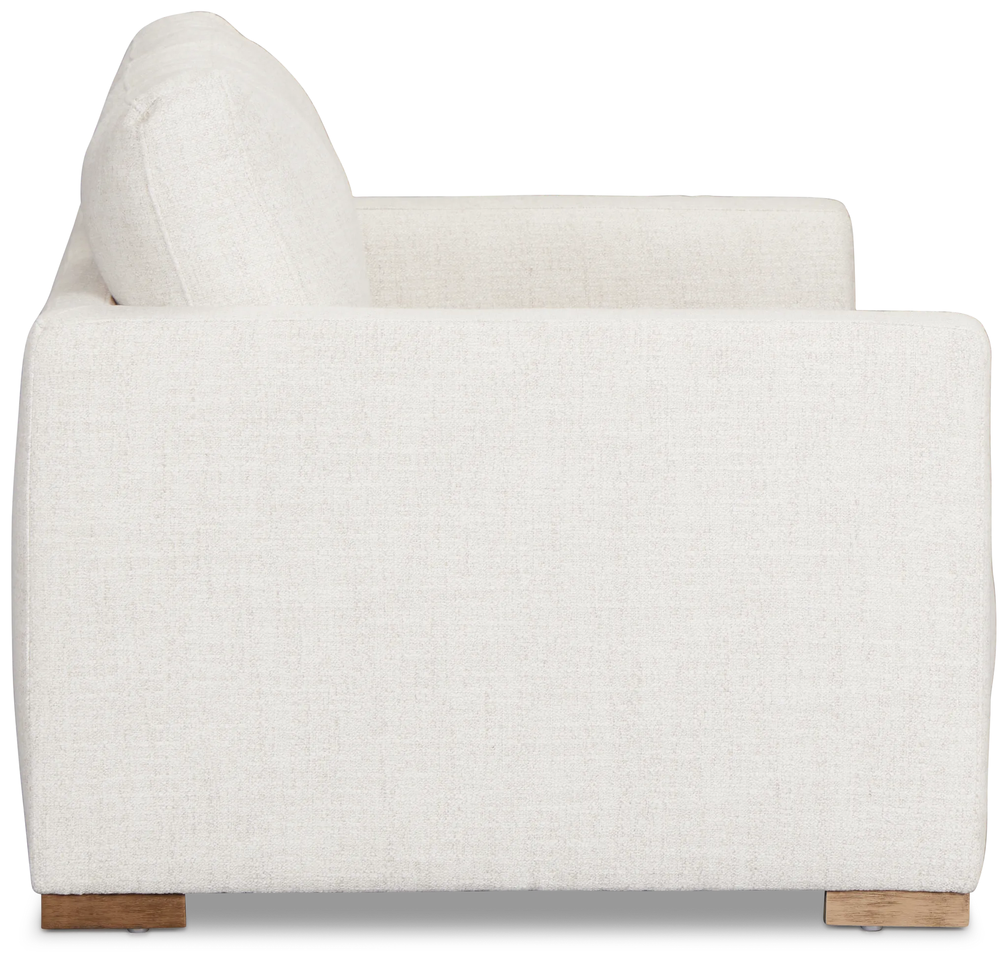 Maeve Light Beige Fabric Loveseat