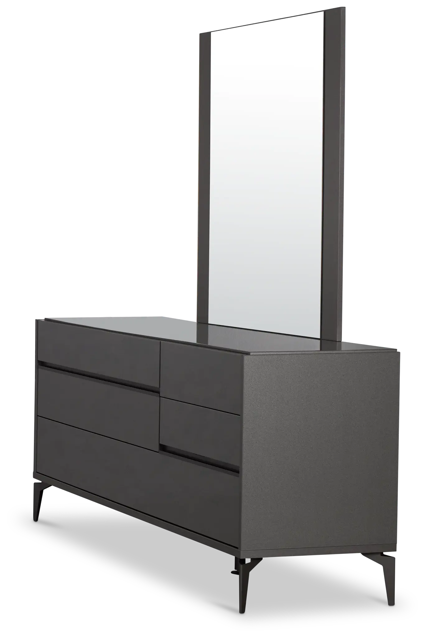 Oslo Gray Dresser & Mirror Oslo Gray Dresser & Mirror
