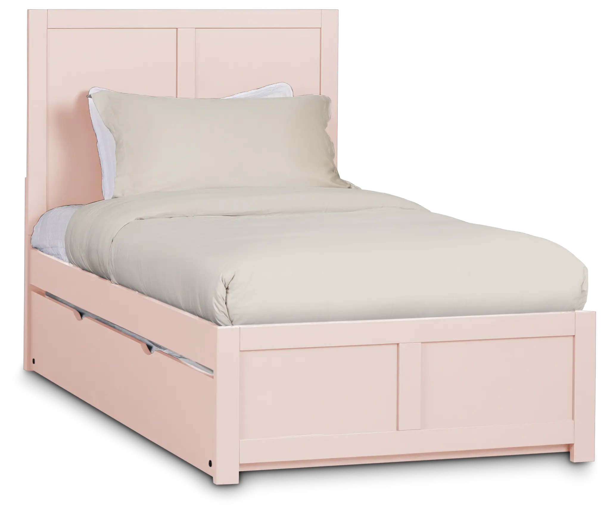 Charleston Pink Panel Trundle Bed Charleston Pink Panel Trundle Bed