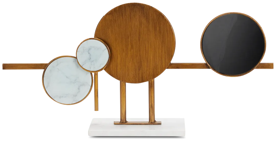 Gwen Gold Metal Tabletop Accessory