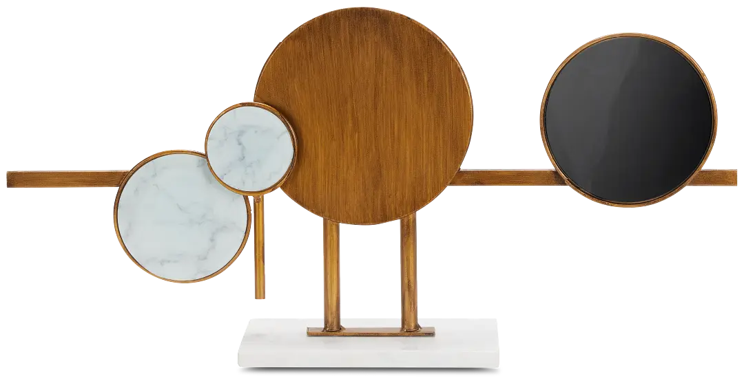 Gwen Gold Metal Tabletop Accessory Gwen Gold Metal Tabletop Accessory