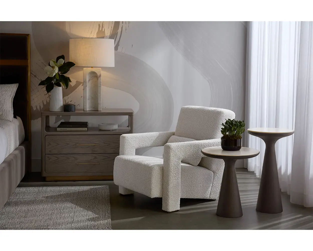 Hayes Two-tone Tall Nesting End Table Hayes Two-tone Tall Nesting End Table