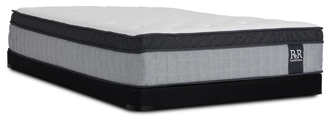 Rest & Renew By Zinus Pocket 14" Low-profile Mattress Set