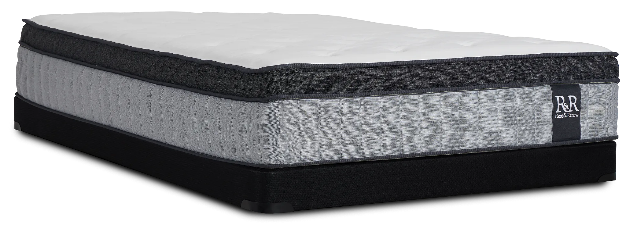 Rest & Renew By Zinus Pocket 14" Low-profile Mattress Set