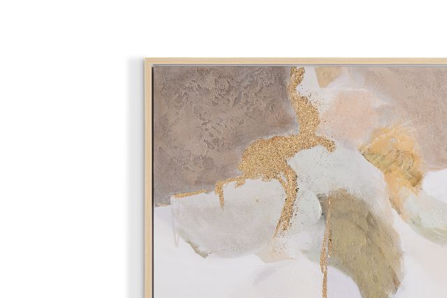 Stonie Ivory Canvas Wall Art