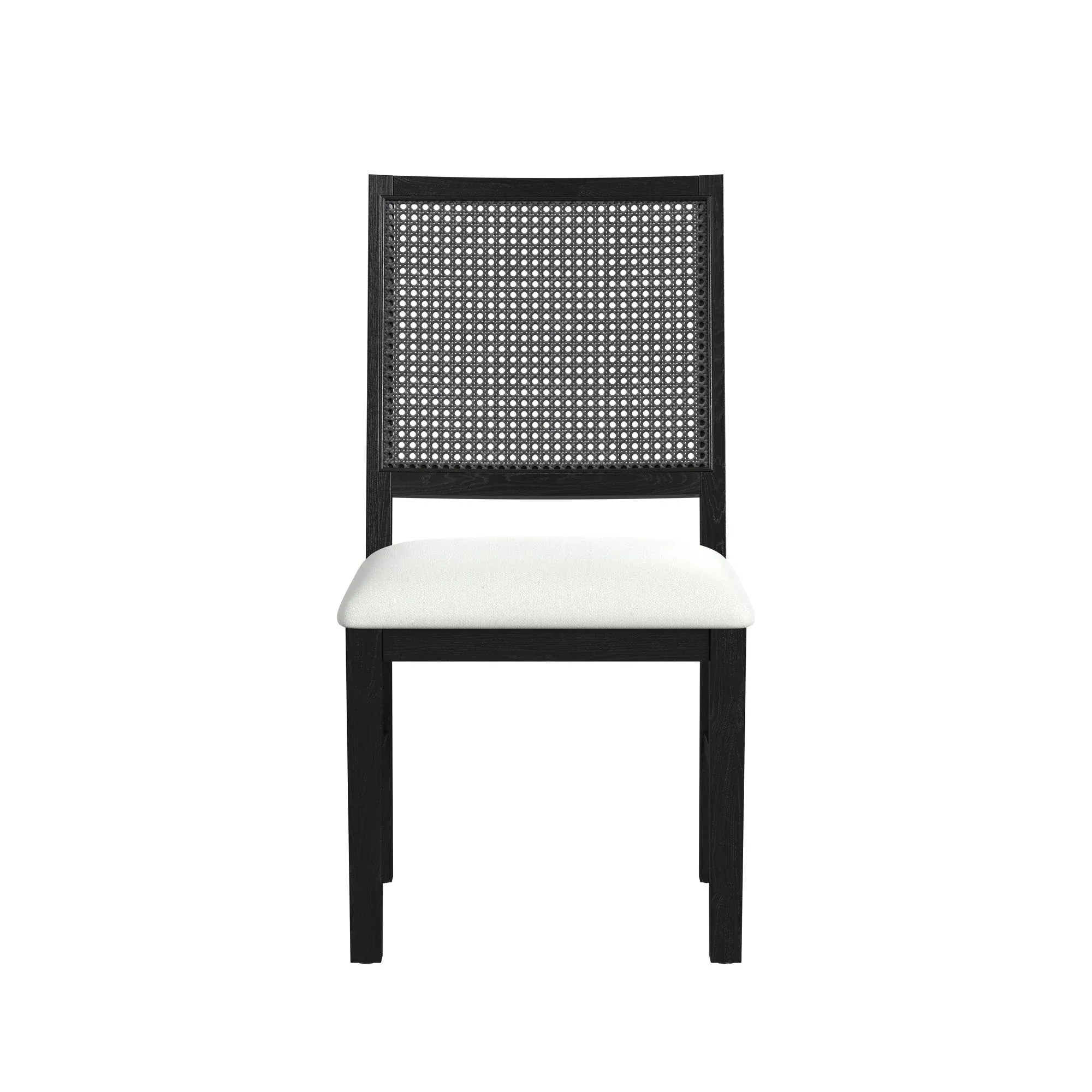Brady Black Upholstered Side Chair