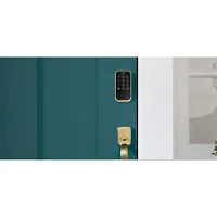 Yale Pro 2 Z-wave Brass Touchscreen Door Lock