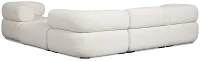 Celeste Light Beige Fabric 5-piece Modular Sectional With Armless Ottoman