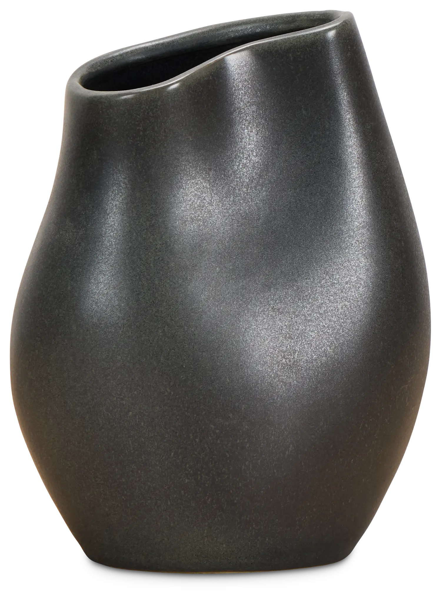 Visalia Black Medium Vase Visalia Black Medium Vase