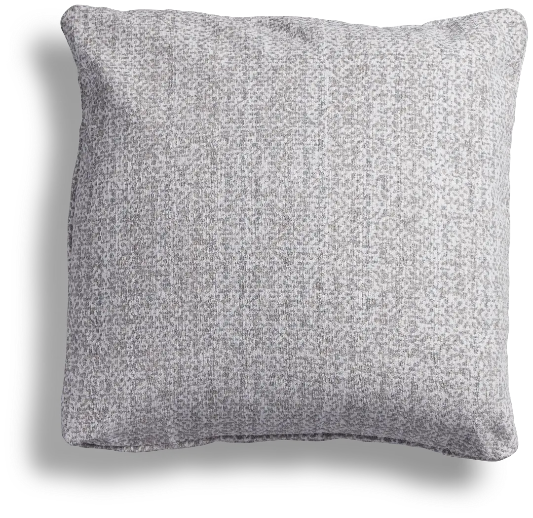 Zeta 18" Pewter Accent Pillow Zeta 18" Pewter Accent Pillow