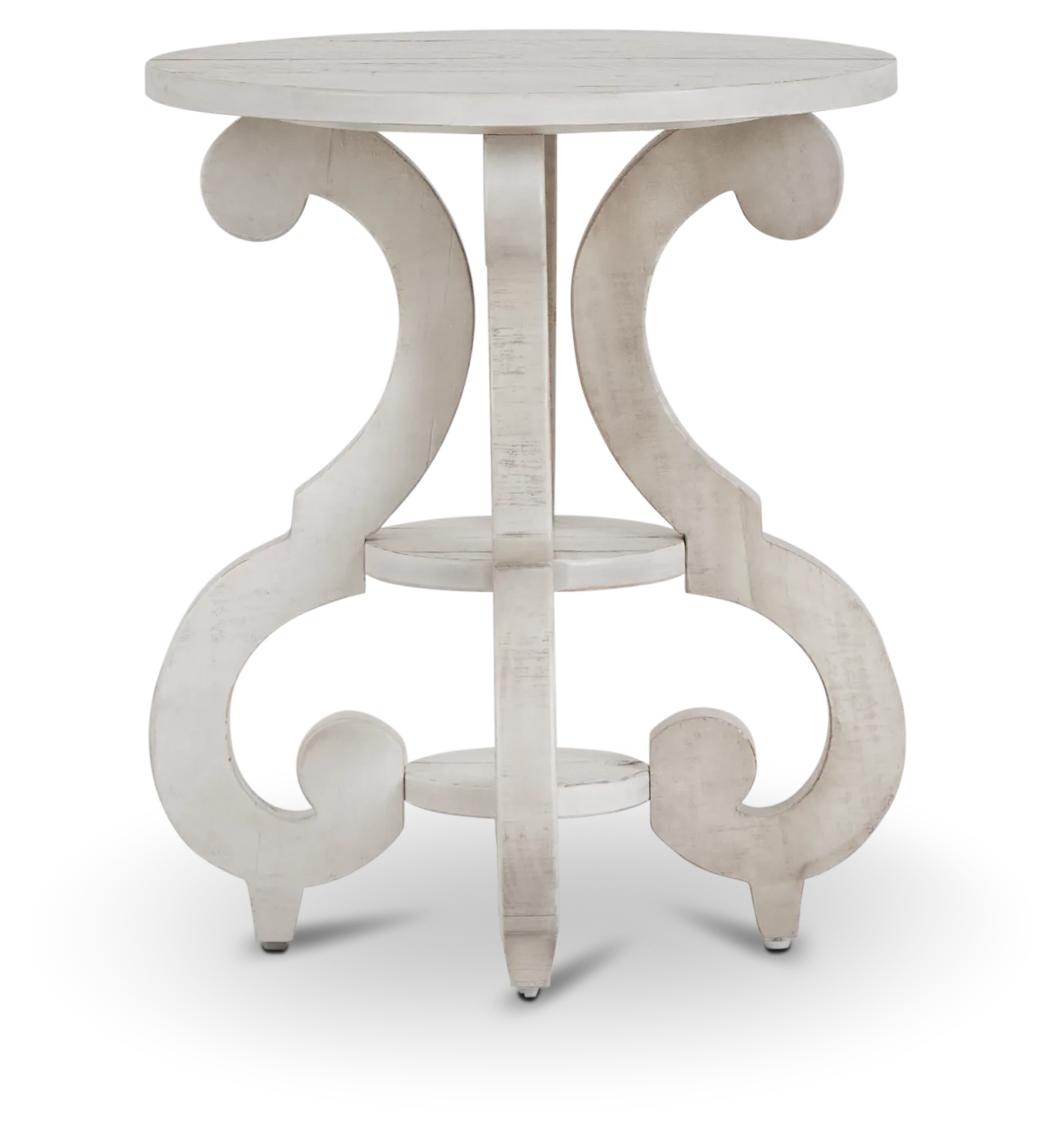 Sonoma Ivory Round End Table