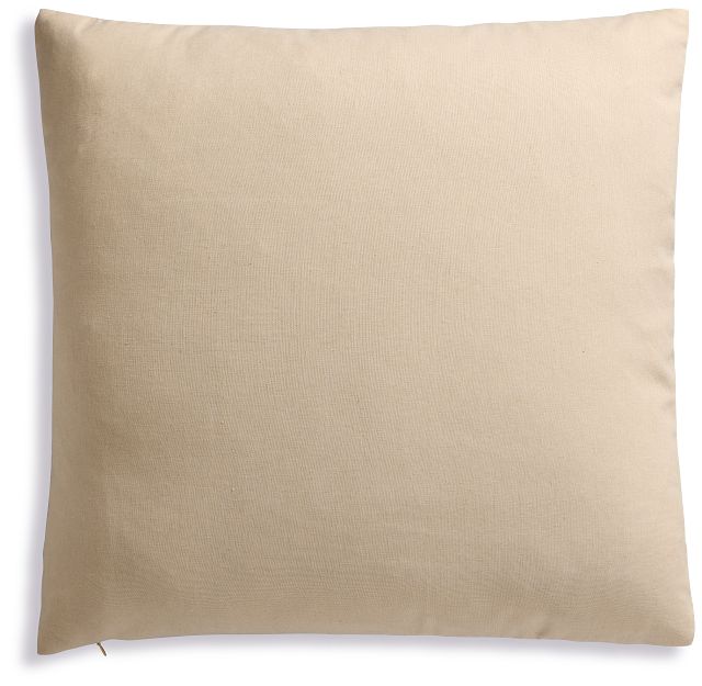Heart Ivory 20" Square Accent Pillow
