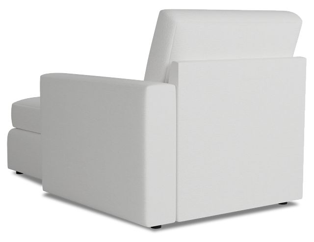 Citymod White Fabric Right Chaise