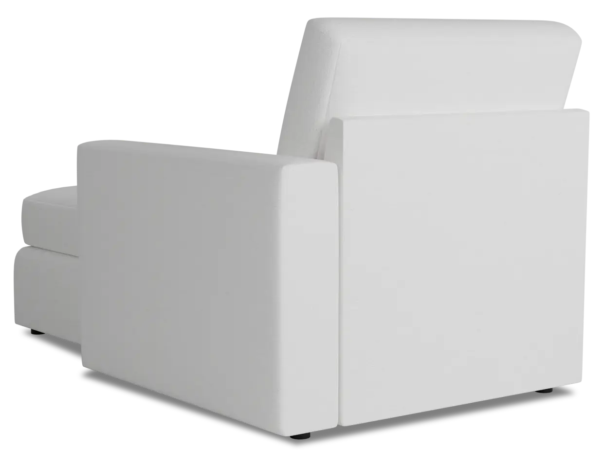 Citymod White Fabric Right Chaise Citymod White Fabric Right Chaise