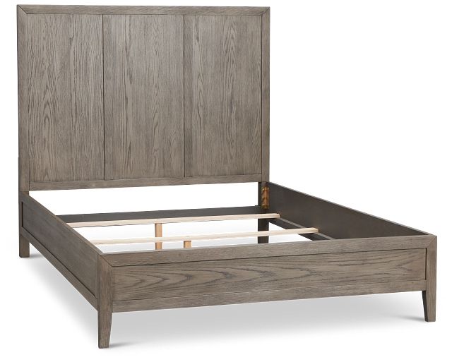 Alden Gray Wood Platform Bed