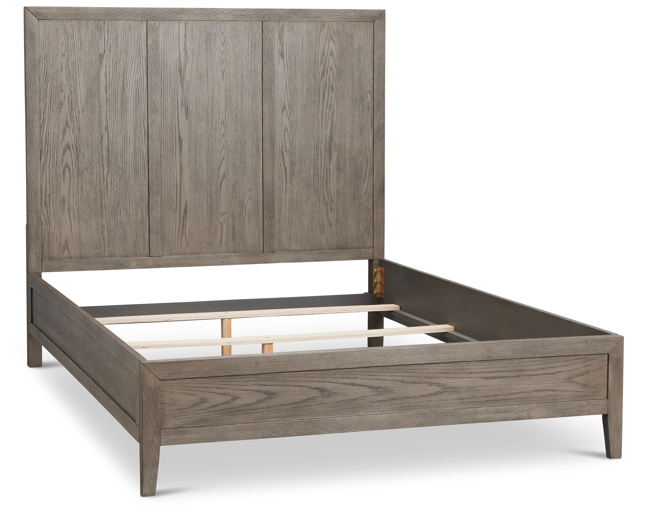 Alden Gray Wood Platform Bed