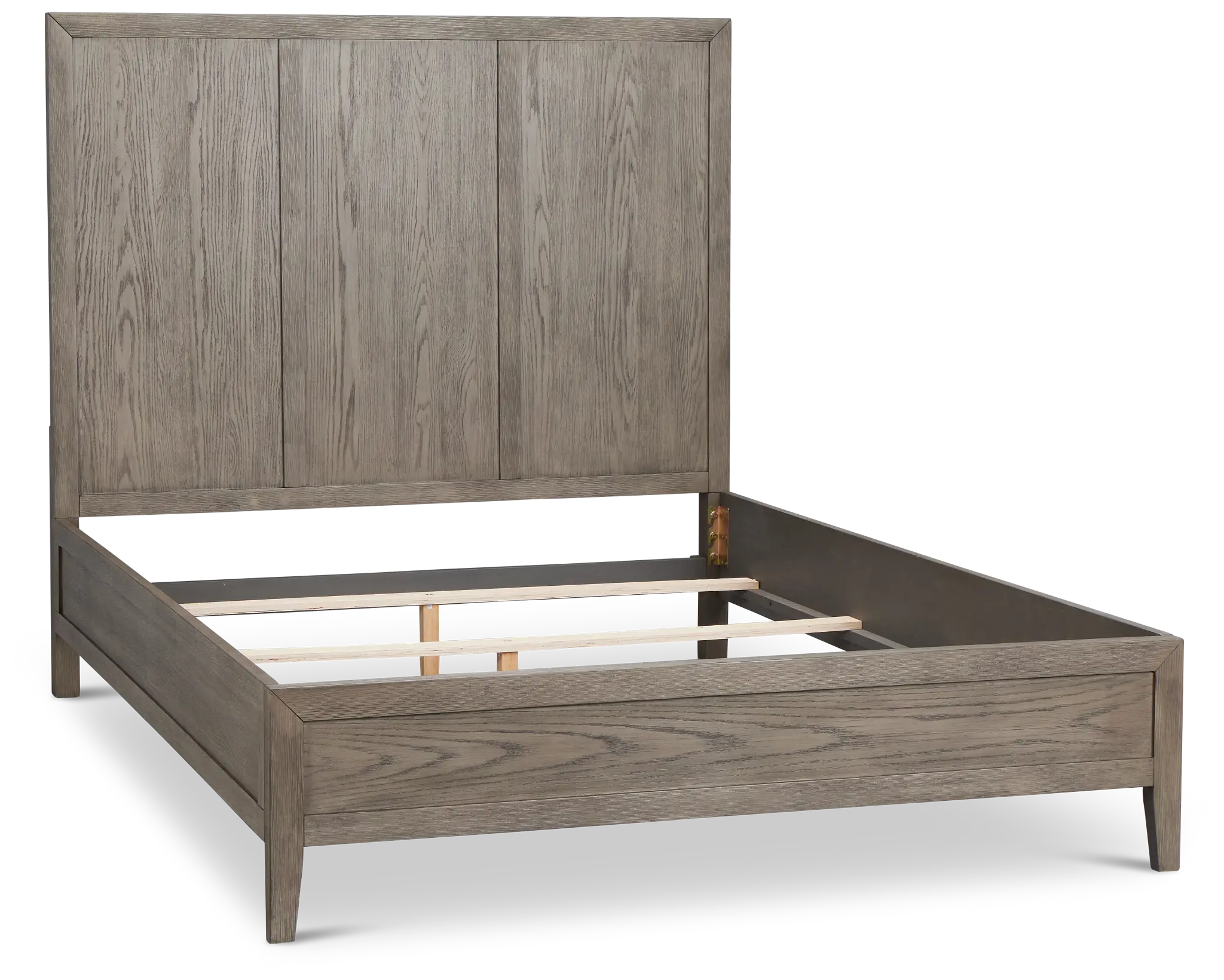 Alden Gray Wood Platform Bed Alden Gray Wood Platform Bed