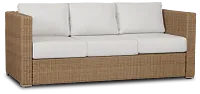 Montecito Light Tone Sofa With Light Beige Cushions