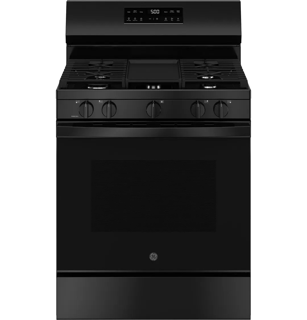 Ge 500 Series Black 30" Gas Range