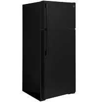 Ge 18 Series Black Top Freezer Refrigerator